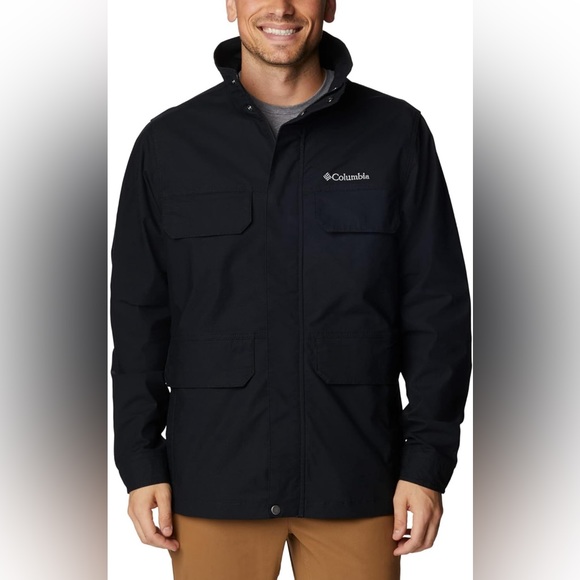 NWT Men's Columbia Black Sage Lake Jacket Size Large - Picture 1 of 8